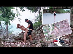 เย็ดนอกบ้านหาเอากันตามโขดหินโคตรฟิน Outdoor xxx เด็ดกว่าคู่นี้ไม่มีอีกแล้วจัดหนักลมทะเลเย็นสบาย