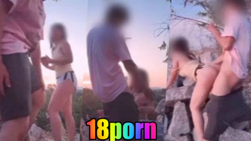 dirtybangg69 น้องบีกับพี่ไนท์ ช่วงใกล้ปีใหม่อยากเย็ดนอกบ้าน คลิปโป๊คู่เทพไทย ชวนแฟนไปเดินเที่ยวบนเขาดูพระอาทิตย์ตกเห็นโขดหินแล้วนึกอยากเย็ดแบบ outdoor XXX